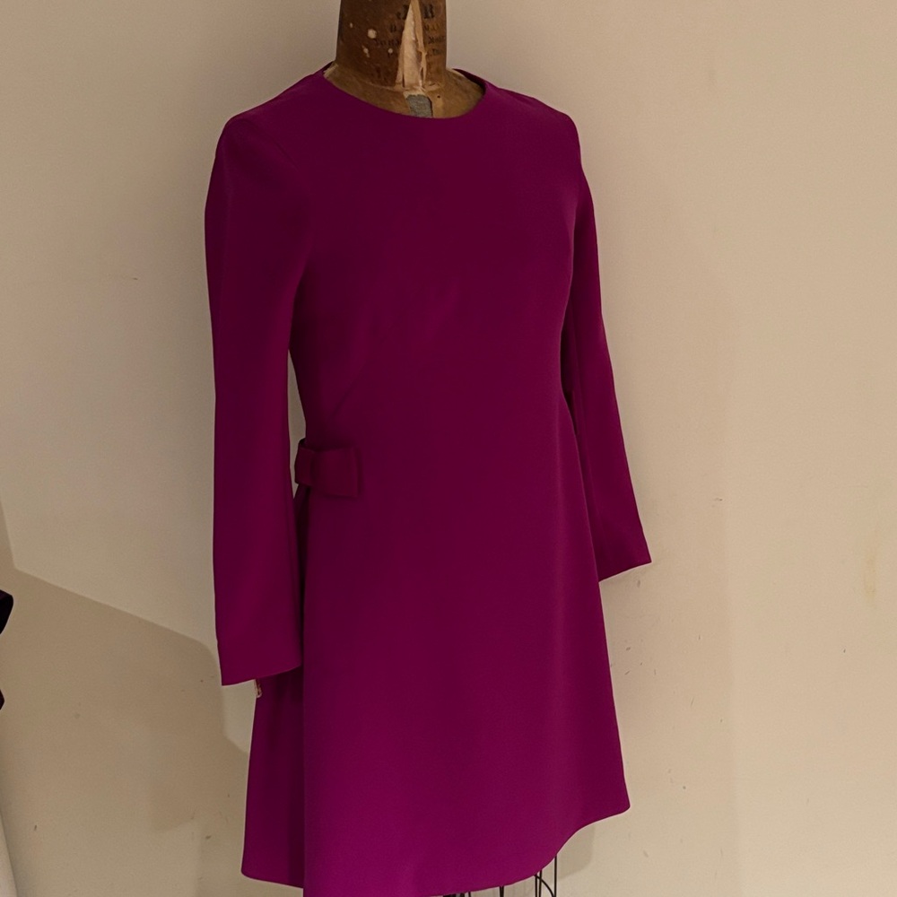 Ted Baker Fuchsia Long Sleeve Dress